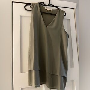 Michael Kors tank layered front - cotton back - gently worn
